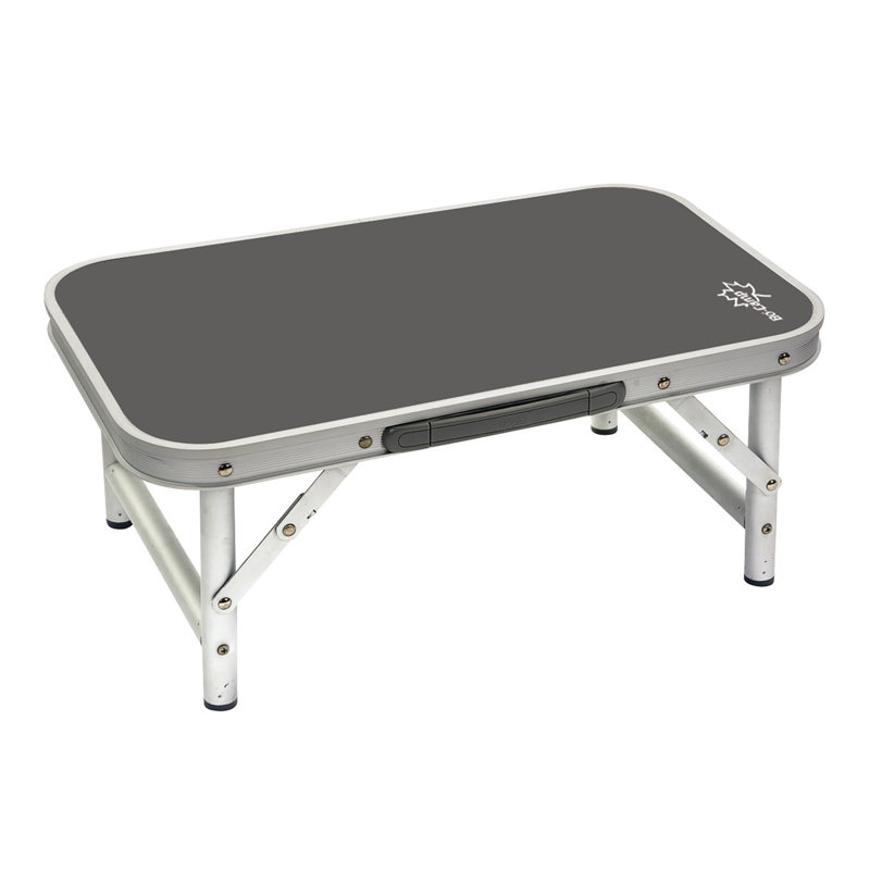 Rectangular Outdoor Camping Table, Dark Grey, H70 x W60 x L70cm
