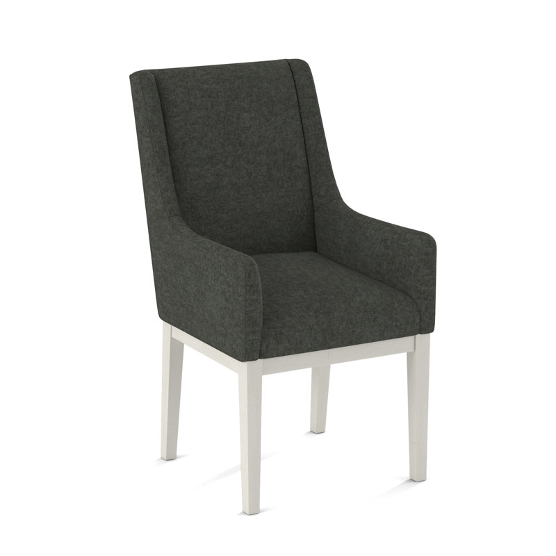 Upholstered Arm Chair, White, 61703-88