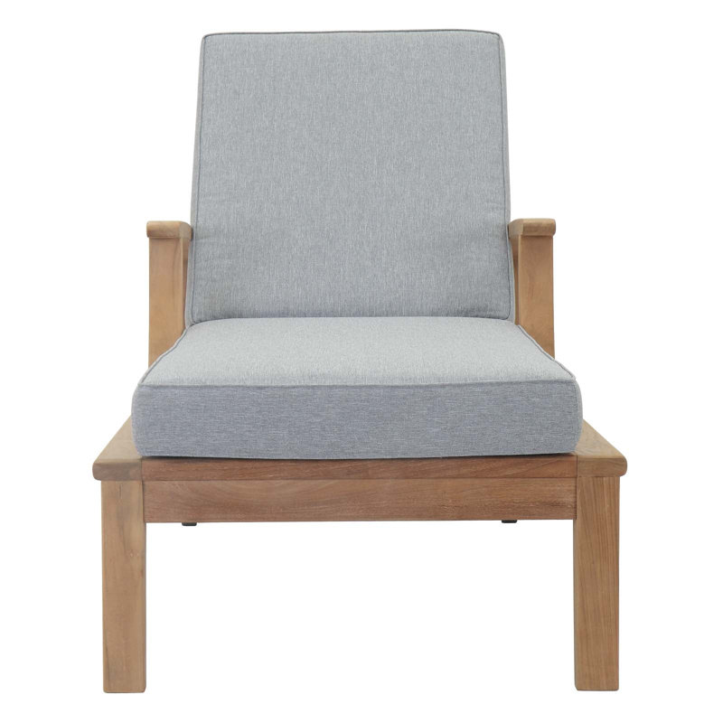 Méridienne d'extérieur Quiet Noon (gris), Gray