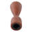 Modern Taper Mango Wood Candle Holder with Metal Accent for Tabletop Decor - Decorative Floor Candle Holder for Dining or Living Room Display-1920972917-1920972919