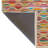 Light-Toned Multi-Colored Cross Geometric Shape Patterned Creative Modern Decorative Rug-110025580