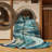 Washable River Flows Hawaiian Area Rug-642077217
