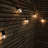4.5M Set Of 10 Connectable Festoon Bulb Lights In Warm White With Timer Function-774540169