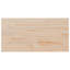  Ensemble de 2 plateaux de table en bois de pin massif naturel 23,6 x 11,8 po-1992449829