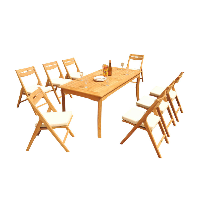 Ensemble de salle à manger rectangulaire pour 105 personnes Cimara