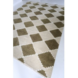 Sadie Handmade Oushak Wool Geometric Area Rug