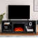 Aiert TV Stand for TVs up to 78" with Fireplace Included