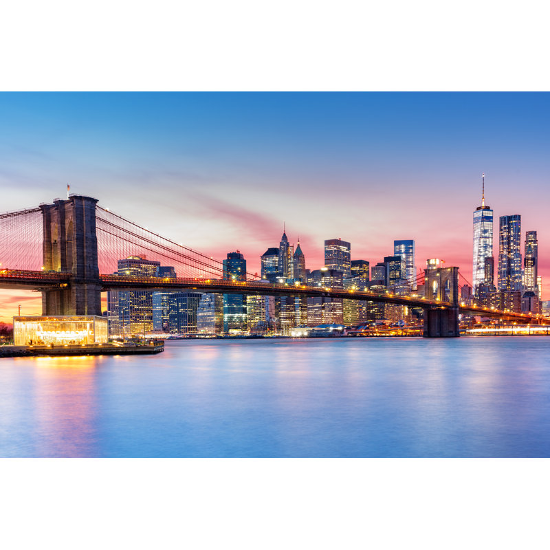 Daire New York City - Wrapped Canvas Print, 81cm H x 122cm W x 3.8cm D