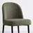  Linen Upholstered Parson Chair with Metal Legs-294990549