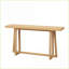 Table basse d'apparence en bois naturel pour le salon, rectangulaire de 59,84 po, charge robuste de 220 lb, facile à assembler et amp; Propre