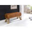 Osier Genuine Leather Upholstered Bench