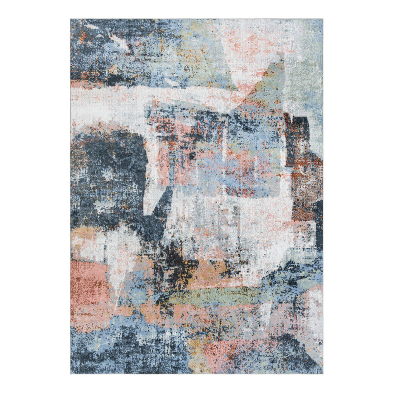 Hankinson Abstract Indoor Rug, Rectangle 10' x 14'1"