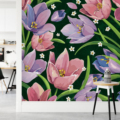 Peel & Stick Floral Wall Mural