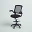 Chaise de dessinateur - chaise pour bureau de réception avec accoudoirs rabattables Veer Modway-29470321