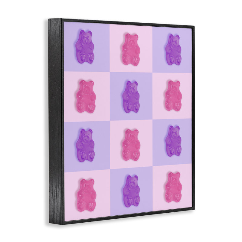 Giclée rose et lilas encadrée, design par Lish Creative, 14 X 11, Midnight Black Giclee Framed