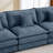 Modular Sectional Sofa, 102 Inch L Shaped Couch Set For Living Room, 3-Seater Comfy Cloud Couches With Movable Ottoman, DIY Combination, Chenille-2050097960