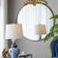 Miroir rond en fer