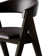Nayshaun Polyurethane Ladder Back Arm Chair in Brown