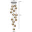 Amice 15-Light Adjustable Glass Cluster Pendant-204775676