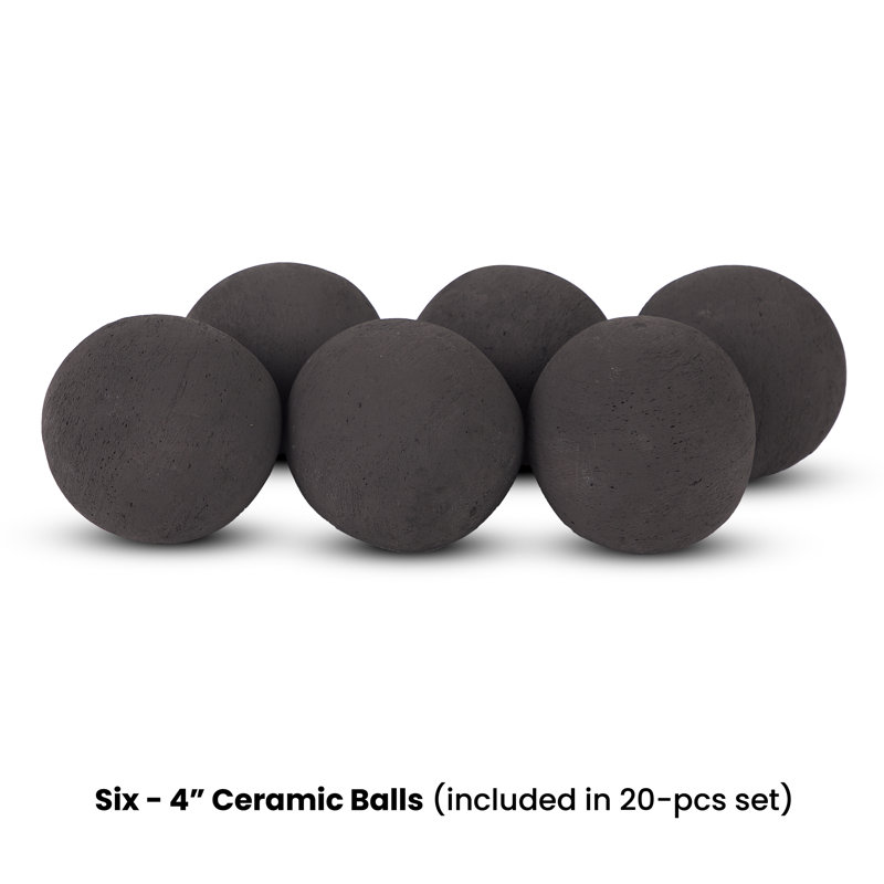 Outdoor Fire Pit Sphere 20 Piece Set By Real Flame