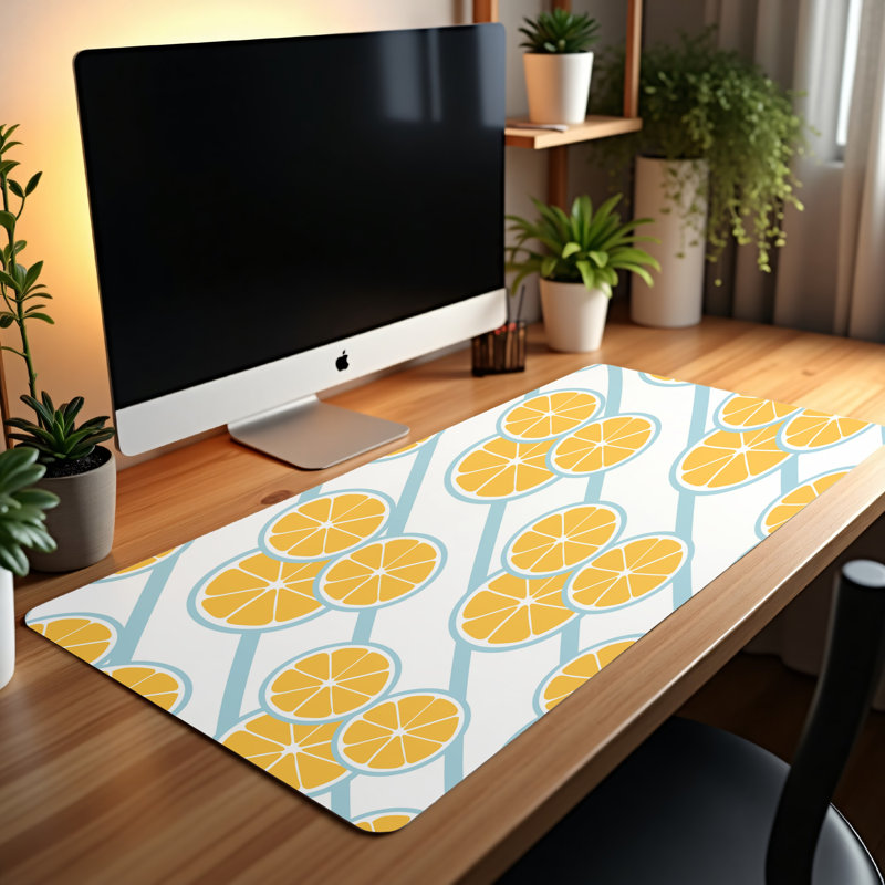 Polyester Desk Pad, 14.4x12.1