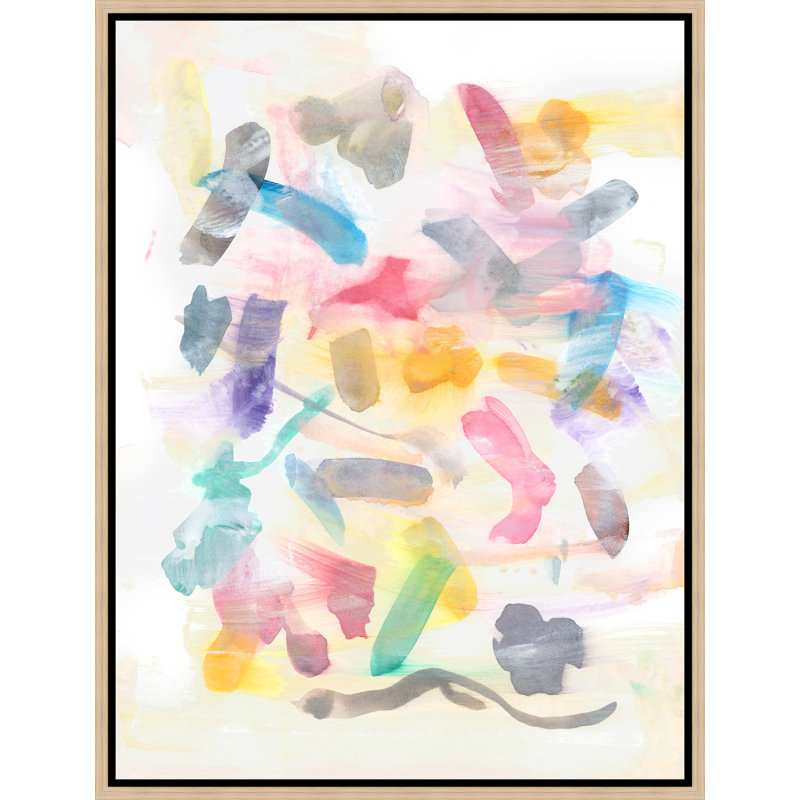 «Jaw Breaker IV» par David Erickson - peinture sur toile à cadre flottant, H 41,75 po x l 31,75 po