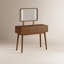 Meuble-lavabo en bois massif avec miroir DEL amovible Anita