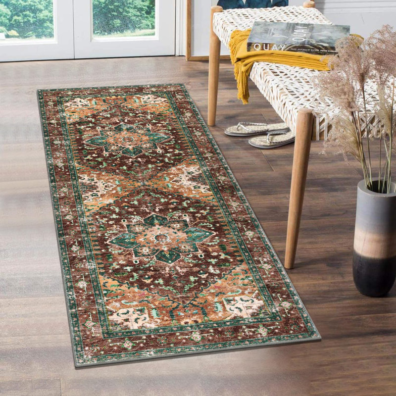 Tapis de couloir de cuisine Boho, Tapis de couloir 2 pi x 5 pi