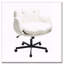 Chaise pivotante en chenille moelleuse avec accoudoirs multi-positions-1442964897