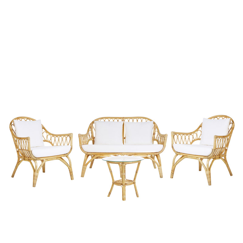 Sigurd 4 Seater Rattan Sofa Set