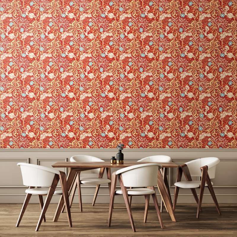 Padstow 10m x 50cm Wallpaper Roll, Spice