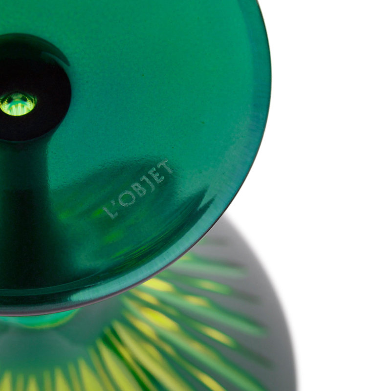 Prism Martini Glasses, Green