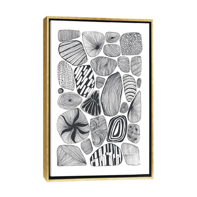 Stone Shapes - Reproduction d'art murale encadrée