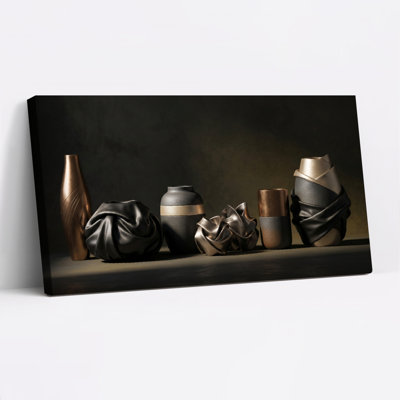 Dark Vase Canvas Wall Art Set Of 1