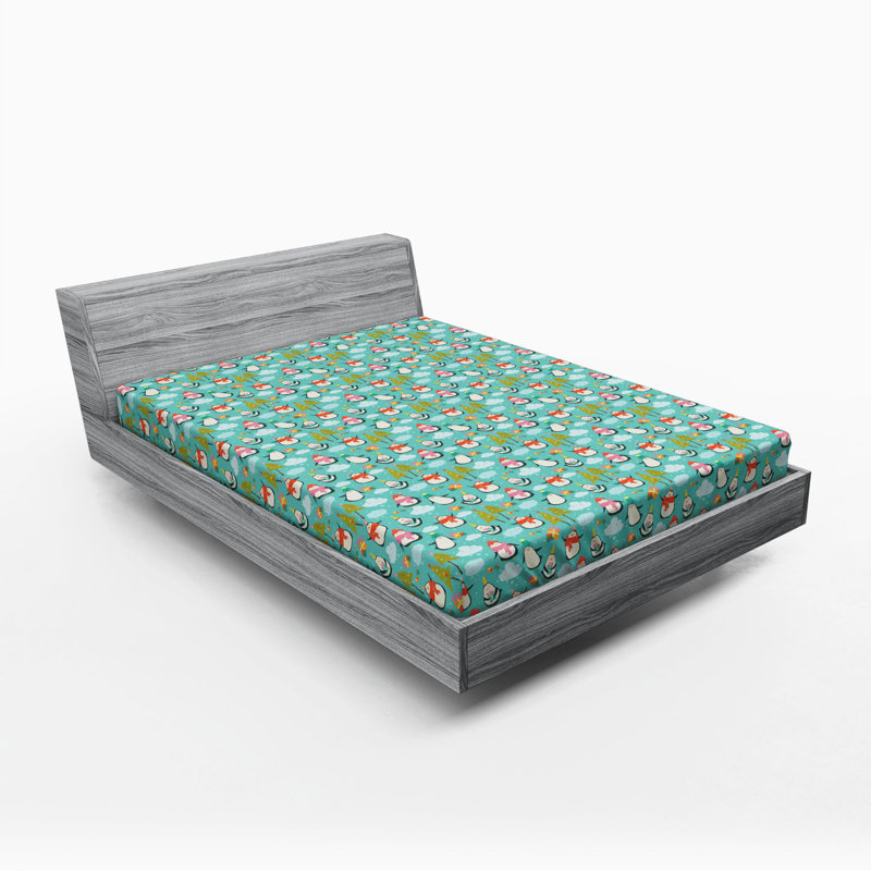 Microfiber Patterned Fitted Sheet, Full Fitted Sheet