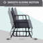 Banc de patio double en acier Shupe