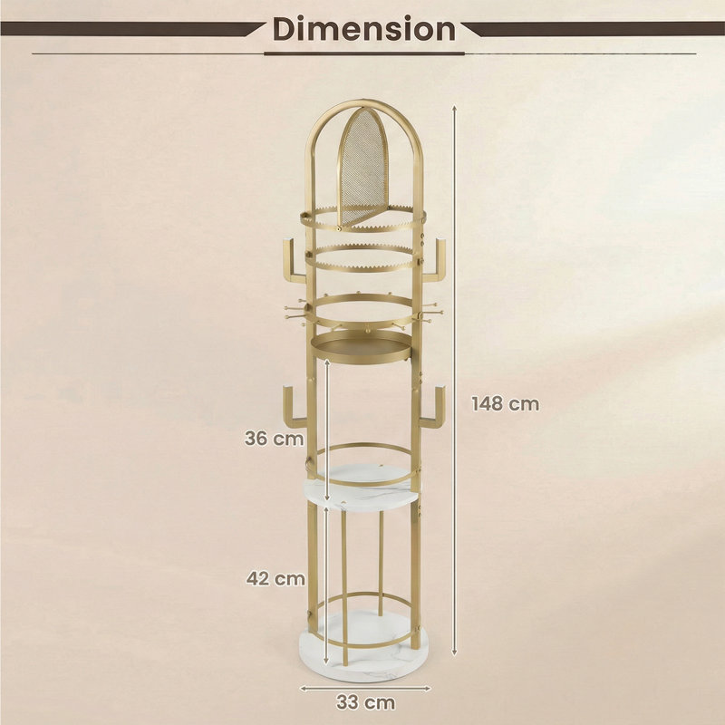 Freestanding Jewelry Armoire