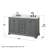 Deborah 60'' Double Bathroom Vanity with Marble Top-40064843-80209479