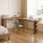 Brown L-Shaped Solid Wood  desk-644802978-644803005