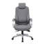 Fauteuil de direction Kelly à dossier cousu gris Caressoftplus-117561223