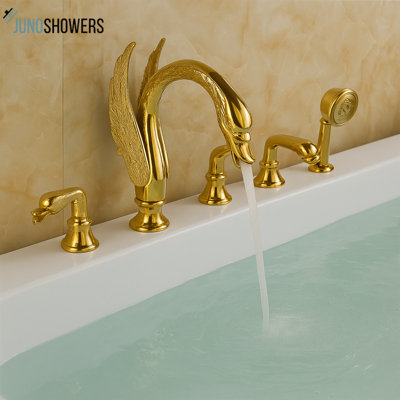 Support de douche Juno Gold Swan