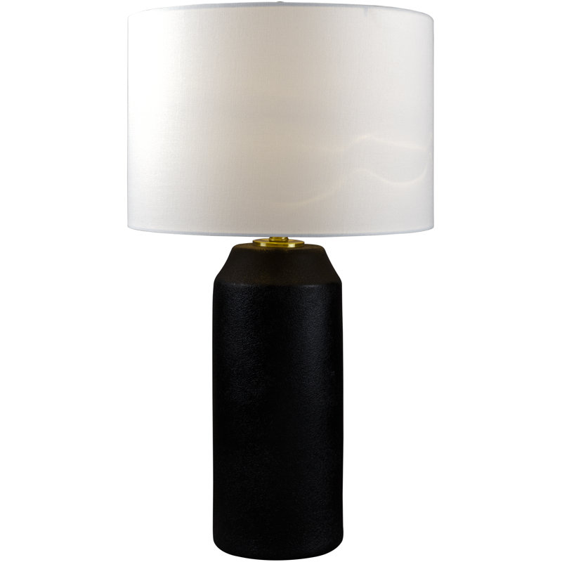 Lampe de table en céramique Patrick, Noir