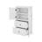 Bathroom Storage Cabinet With Drawers, Adjustable Shelf-114234636