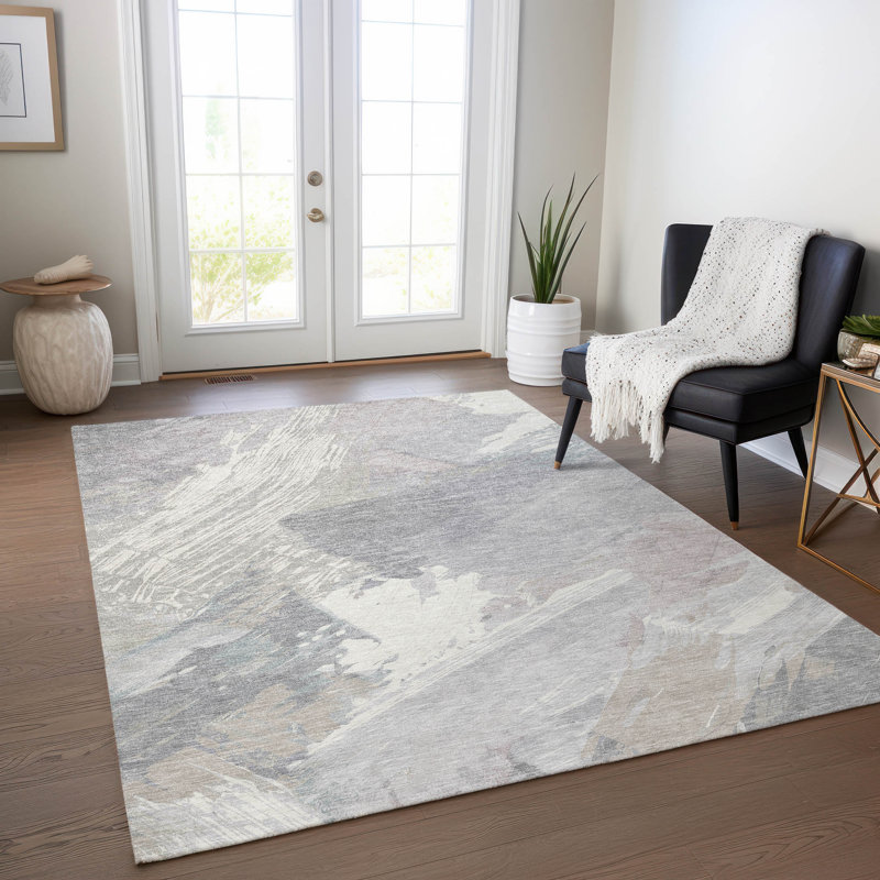 Tapis lavable intérieur / extérieur Ahmira , 8' x 10'