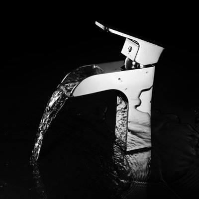 Single-Hole and Mounting / Installation Required Single Bathroom Faucet