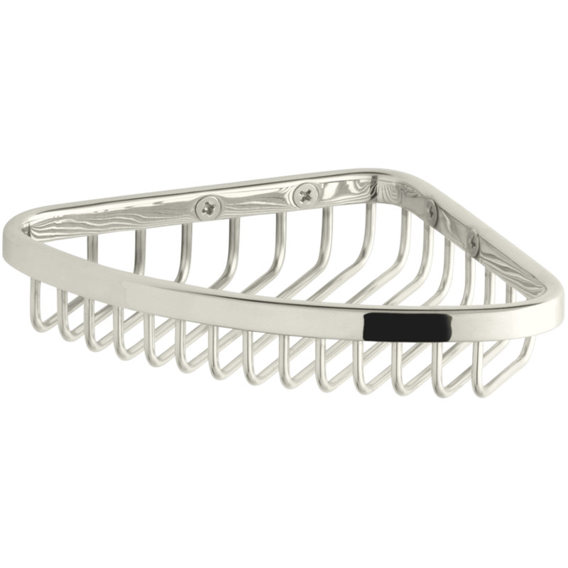 Kohler Shower Basket, Vibrant Polished Nickel, 1.125" H x 6.5" W x 4.75" D