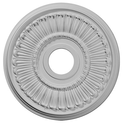 Endurathane Melonie Ceiling Medallion, 16"OD x 3 5/8"ID x 3/4"P (Fits Canopies up to 6 3/8"), Factory Primed