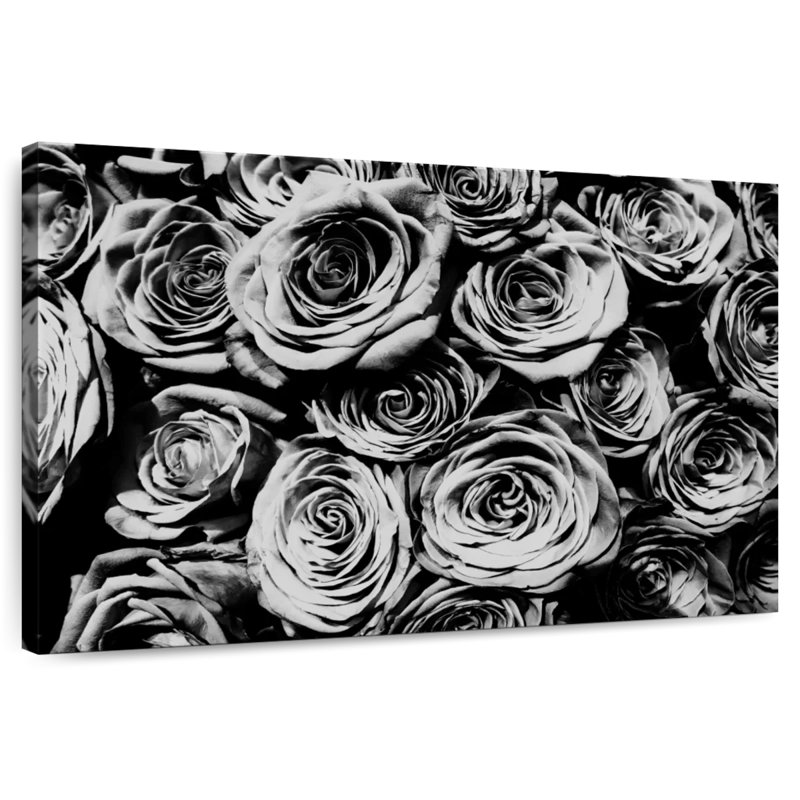 Harnek Monochromatic Roses, 30" H x 45" W