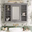 Miroir d'armoire à pharmacie mural l 35,03 po H 27,5 po-928357376