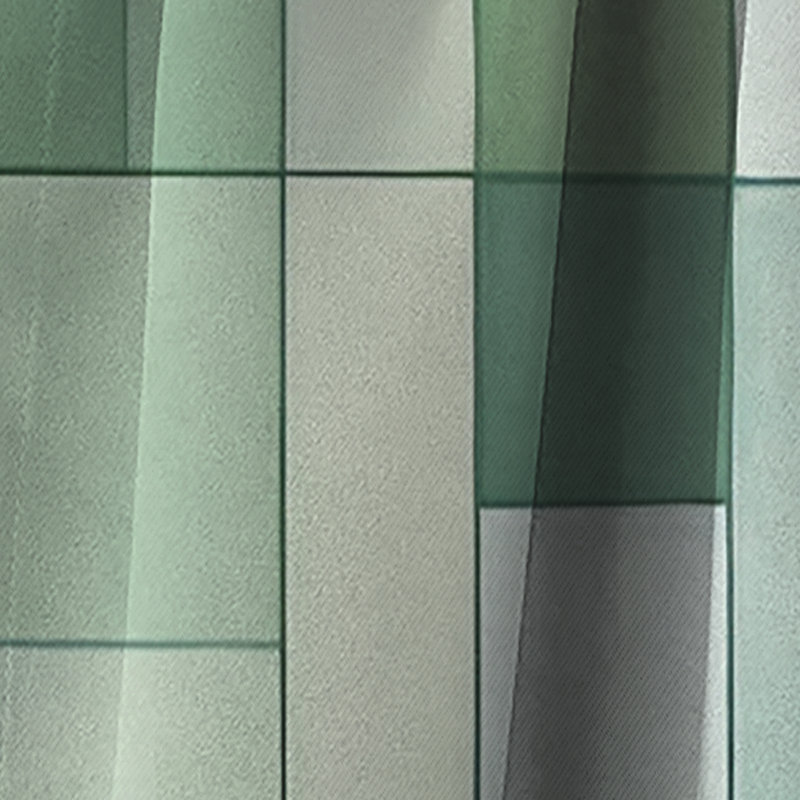 Helmer - Abstract Curtain - Blackout Geometric Shapes Curtain - 1 Panels, 52" W x 120" L
